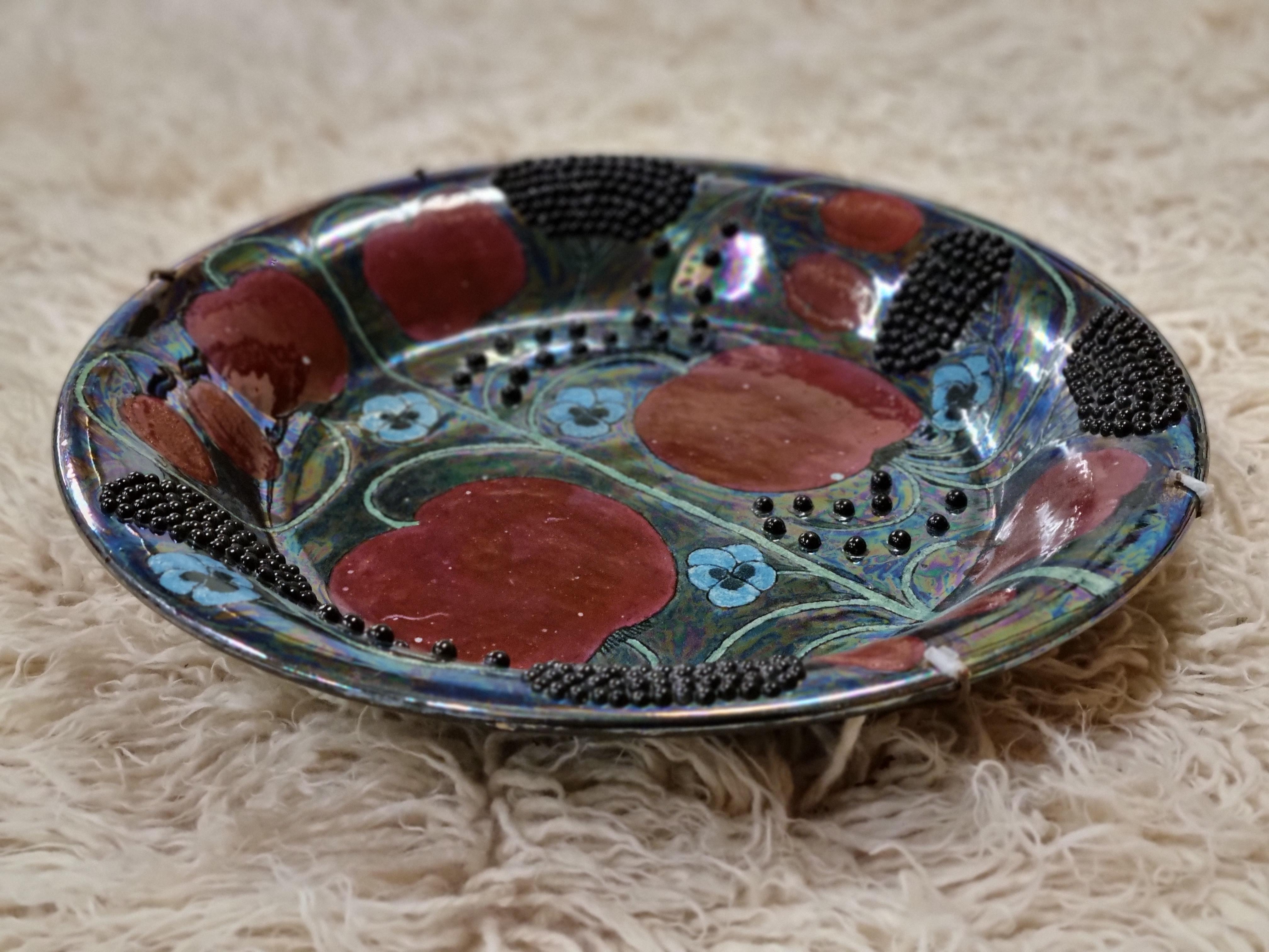 Finnish Birger Kaipiainen, Decorative Ceramic Plate, Arabia For Sale