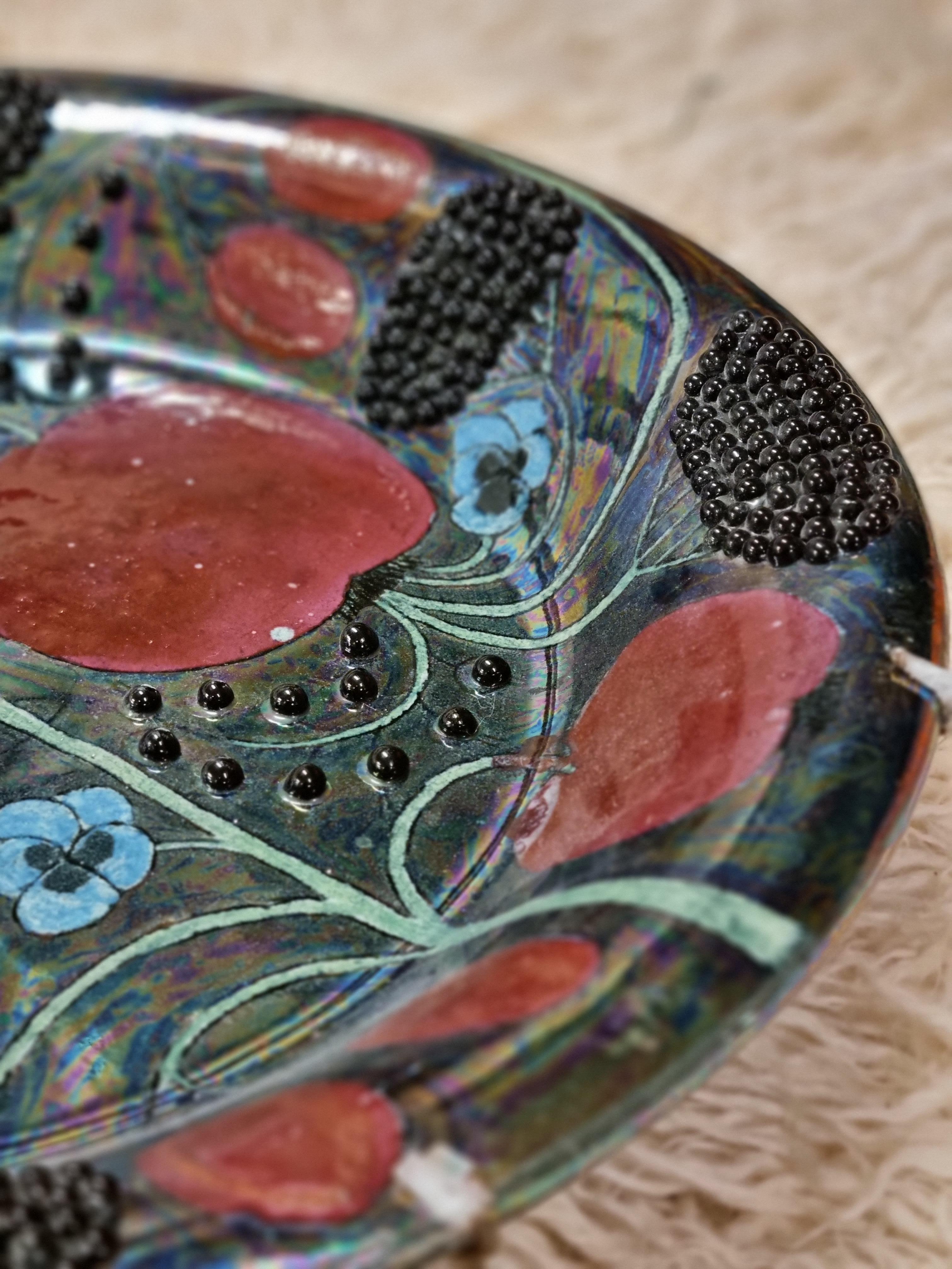 Birger Kaipiainen, Decorative Ceramic Plate, Arabia In Good Condition For Sale In Helsinki, FI