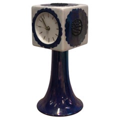 Retro Birger Kaipiainen Decorative Table Clock, Arabia 