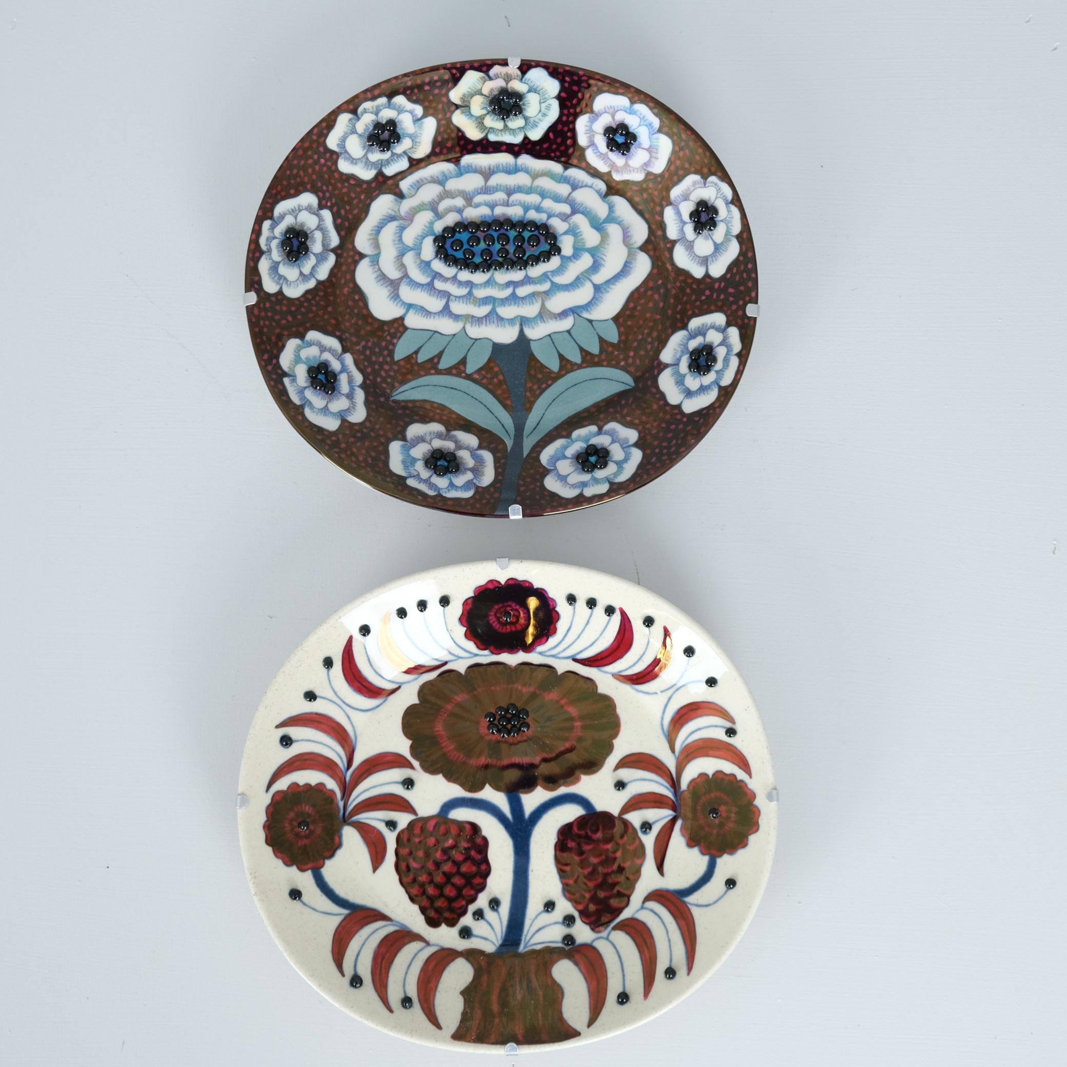 Birger Kaipiainen Vaisselle décorative numérotée Fiori & Rose, Arabie 1980 Bon état - En vente à Helsinki, FI