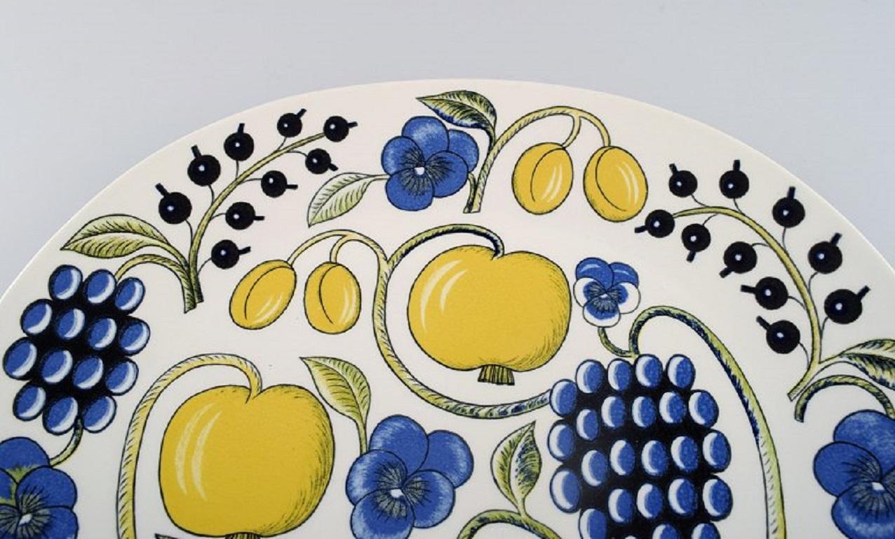 Scandinavian Modern Birger Kaipiainen for Arabia, Large Paratiisi Dish, Late 20th Century For Sale