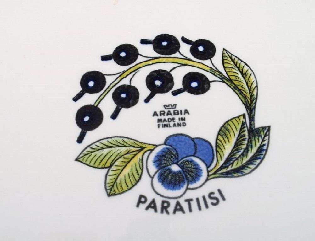 Finlandais Birger Kaipiainen pour Arabia, grand plat Paratiisi, fin du 20ème siècle en vente