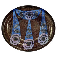 Vintage Birger Kaipiainen, Large Ceramic Plate, Arabia