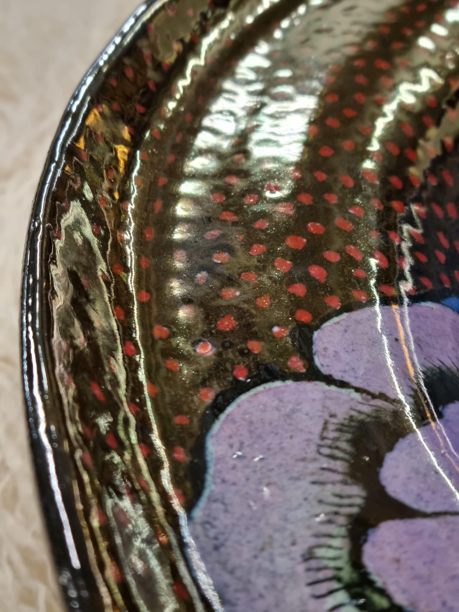 Birger Kaipiainen, Large Decorative Ceramic Plate, Arabia For Sale 1