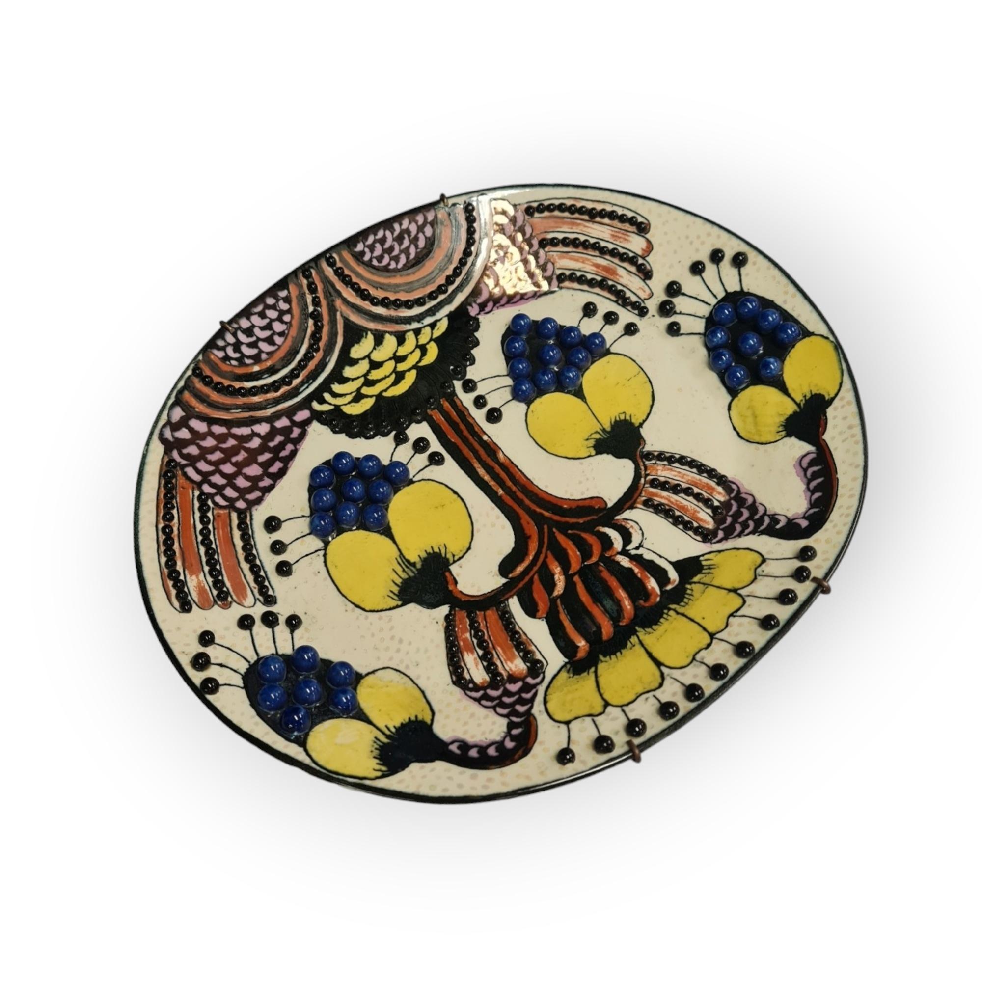 Birger Kaipiainen Einzigartige dekorative Schale, Arabia 4