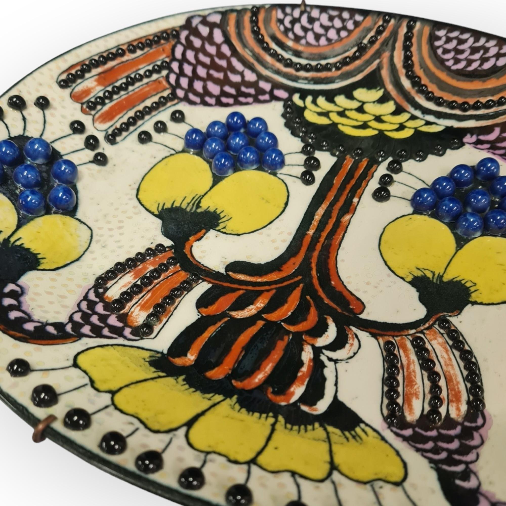 Birger Kaipiainen Einzigartige dekorative Schale, Arabia (Skandinavische Moderne)