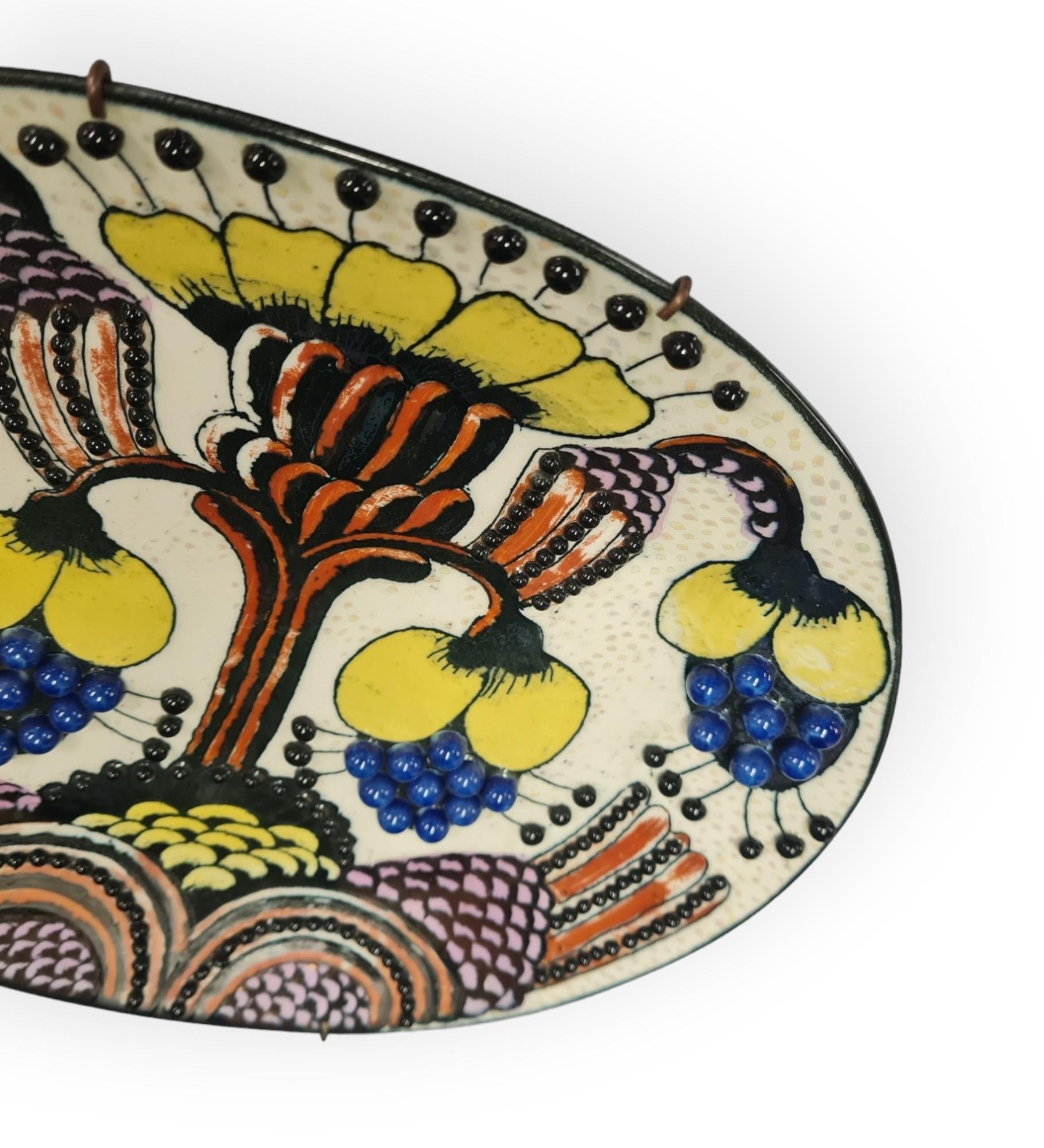 Birger Kaipiainen Einzigartige dekorative Schale, Arabia 2