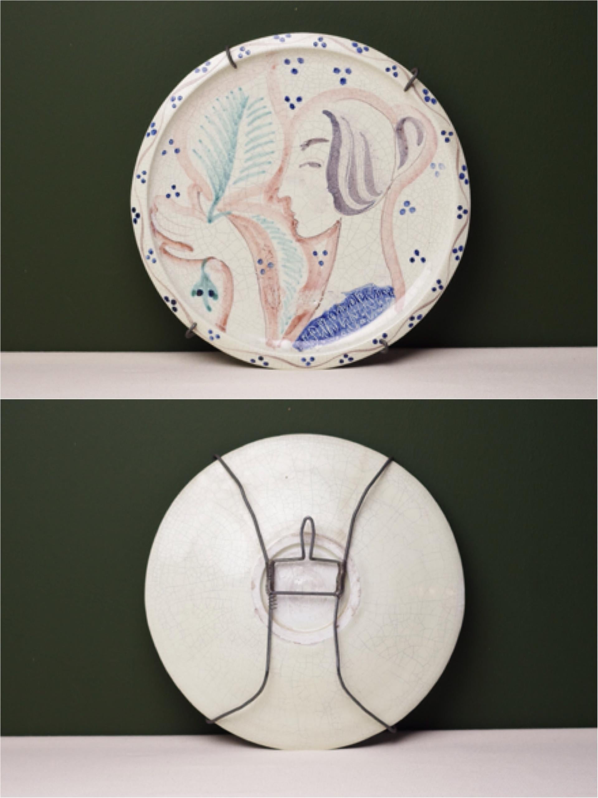 Birger Kaipiainen, Unique Piece, Wall Plate, Arabia For Sale 10
