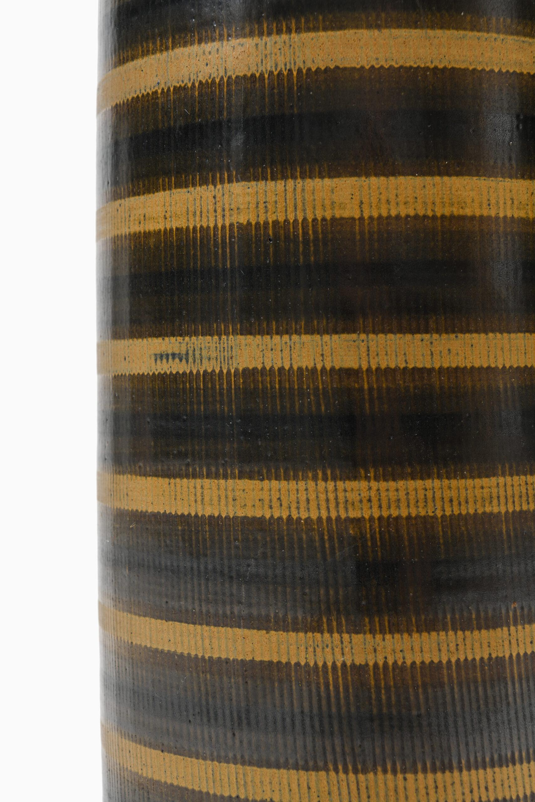 Mid-20th Century Birger Larsson Floor Vase Produced by Wallåkra in Sweden For Sale