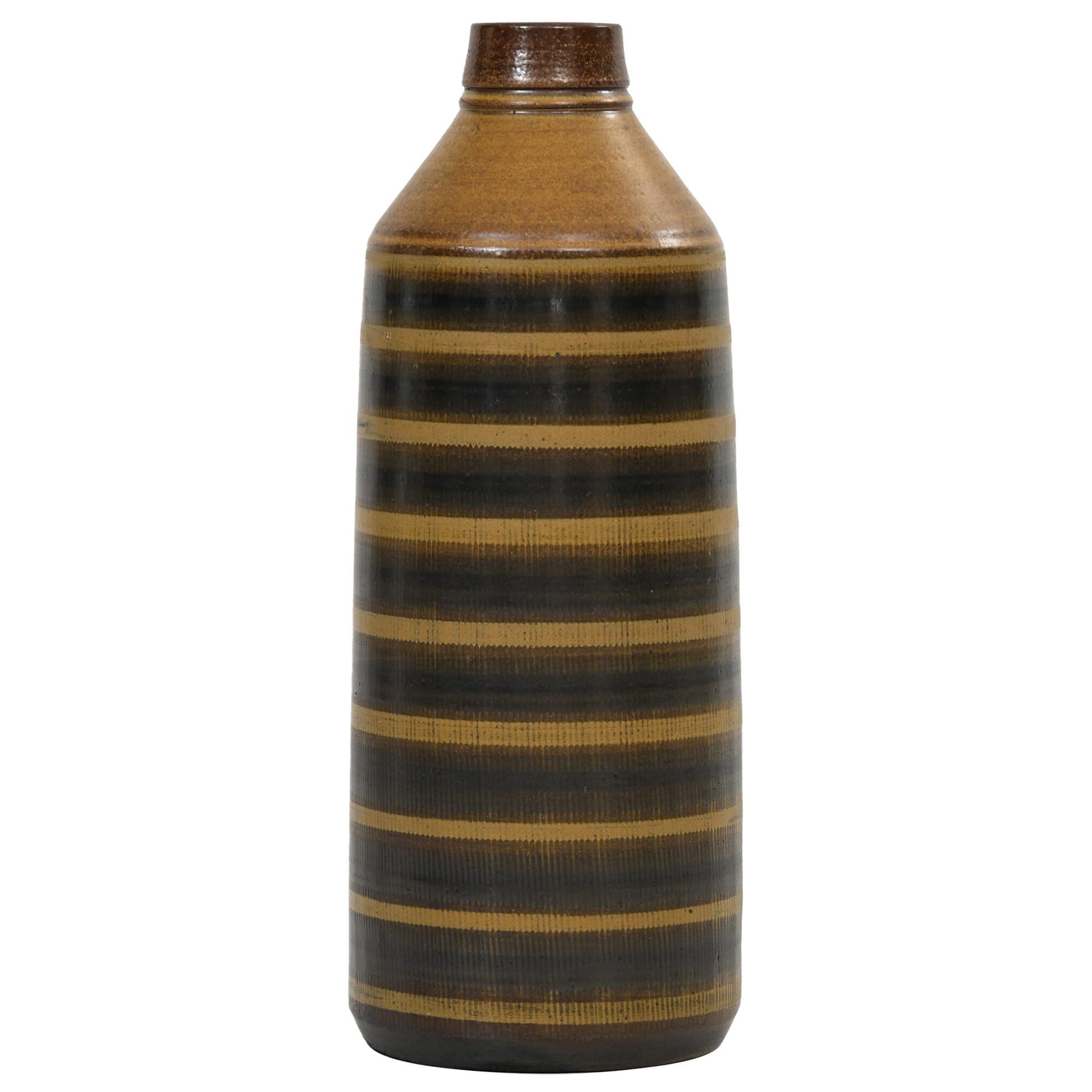 Birger Larsson Floor Vase Produced by Wallåkra in Sweden For Sale