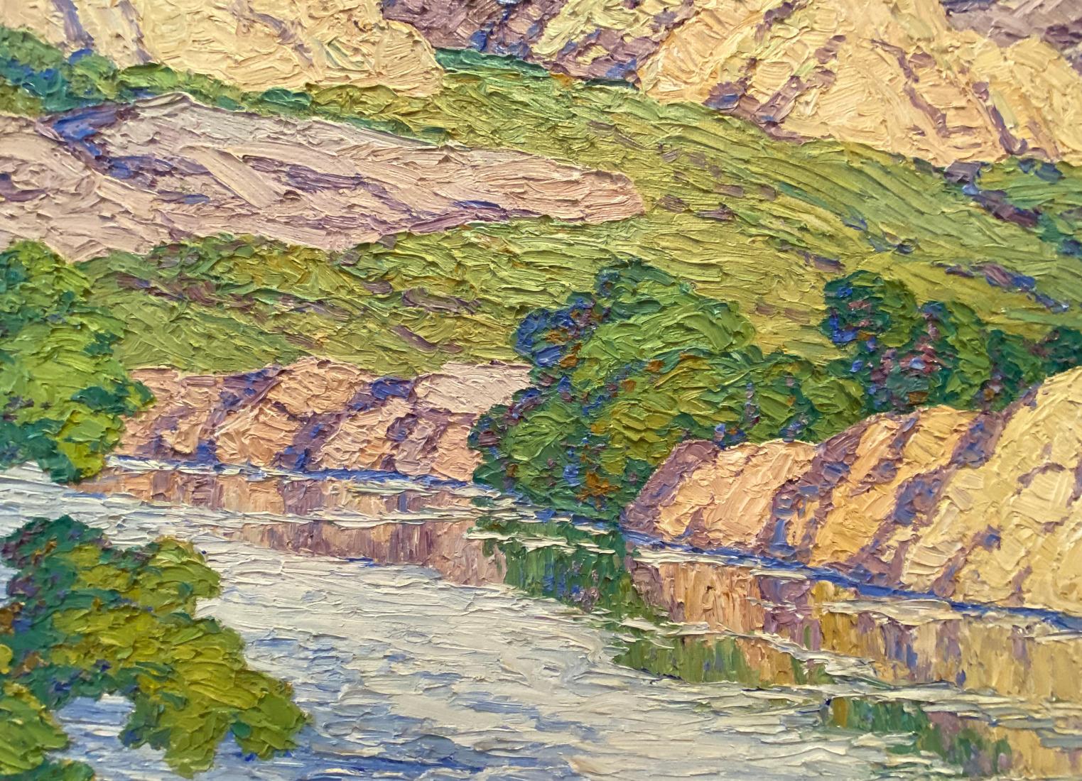 Birger Sandzen 
(1871-1954)
Kansas / Colorado Artist
Image Size: 40.5 x 48
Frame Size: 49.5 x 57
Medium: Oil
Untitled 