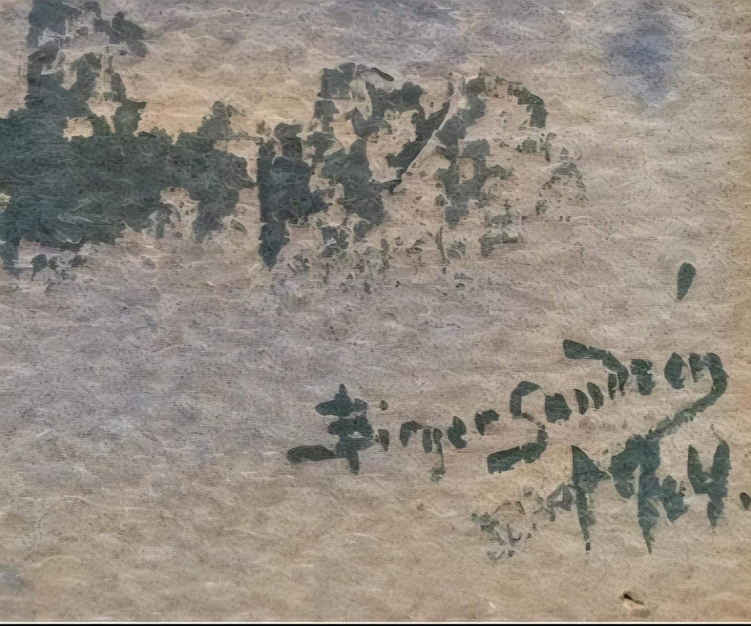Paesaggio svedese 1904 - Painting Impressionismo americano di Birger Sandzen