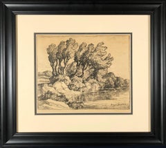 River and Cottonwood Trees