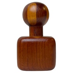 Birgit Krogh Organic Modern Pepper Mill in Teak & Beech for Richard Nissen
