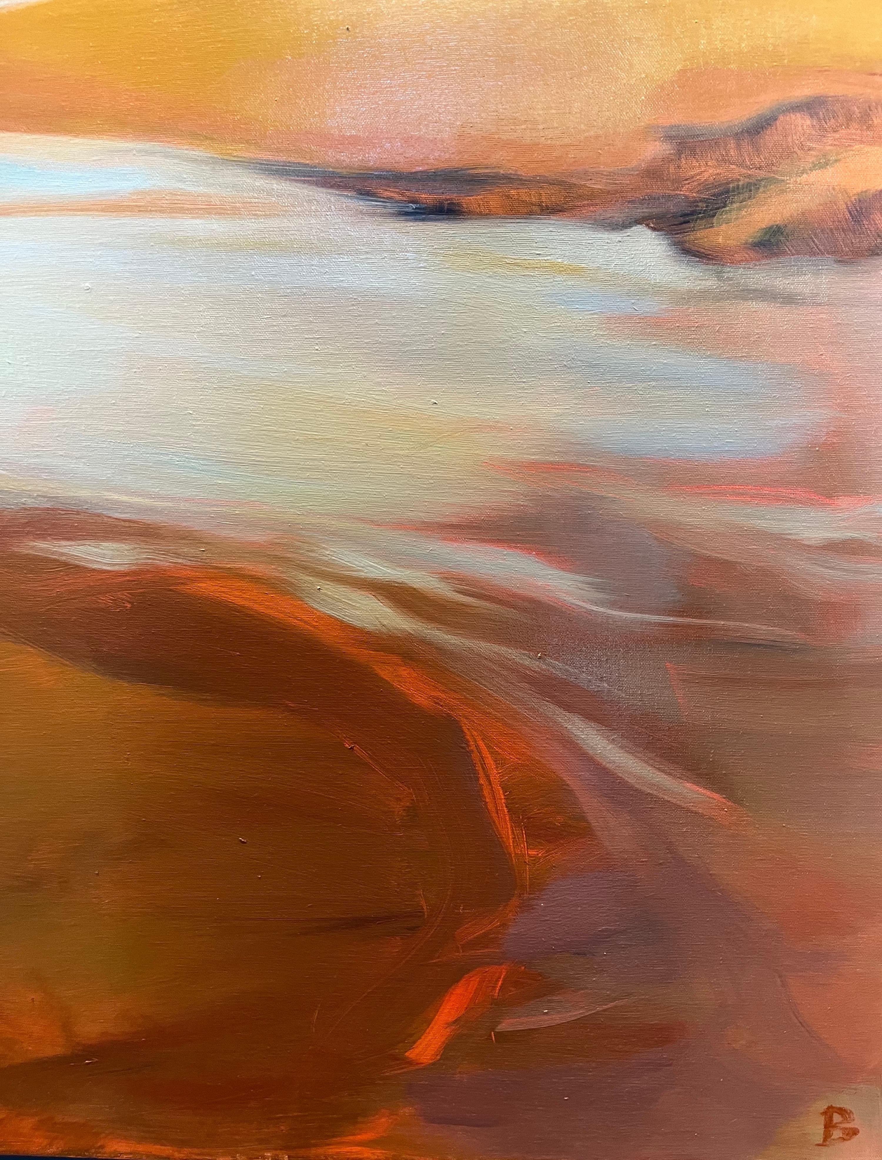 „ Mare di Wadden II“ Paese Bassi  Olio su tela cm. 140 x 140 , 2021, Olio  im Angebot 4