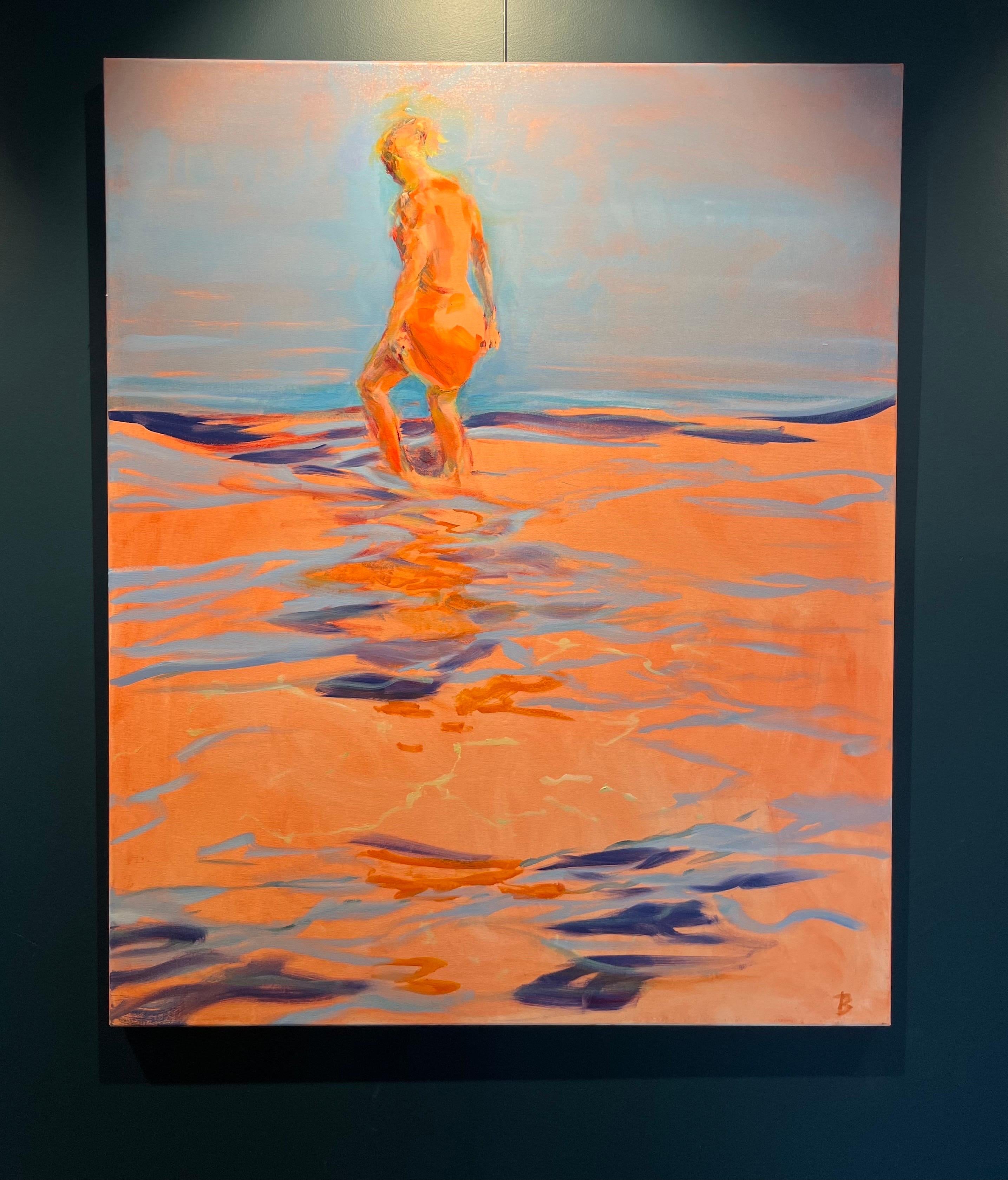 „Bassa Marea I“ Olio su tela  cm. 90 x 110  – Painting von Birgitte Likke Madsen