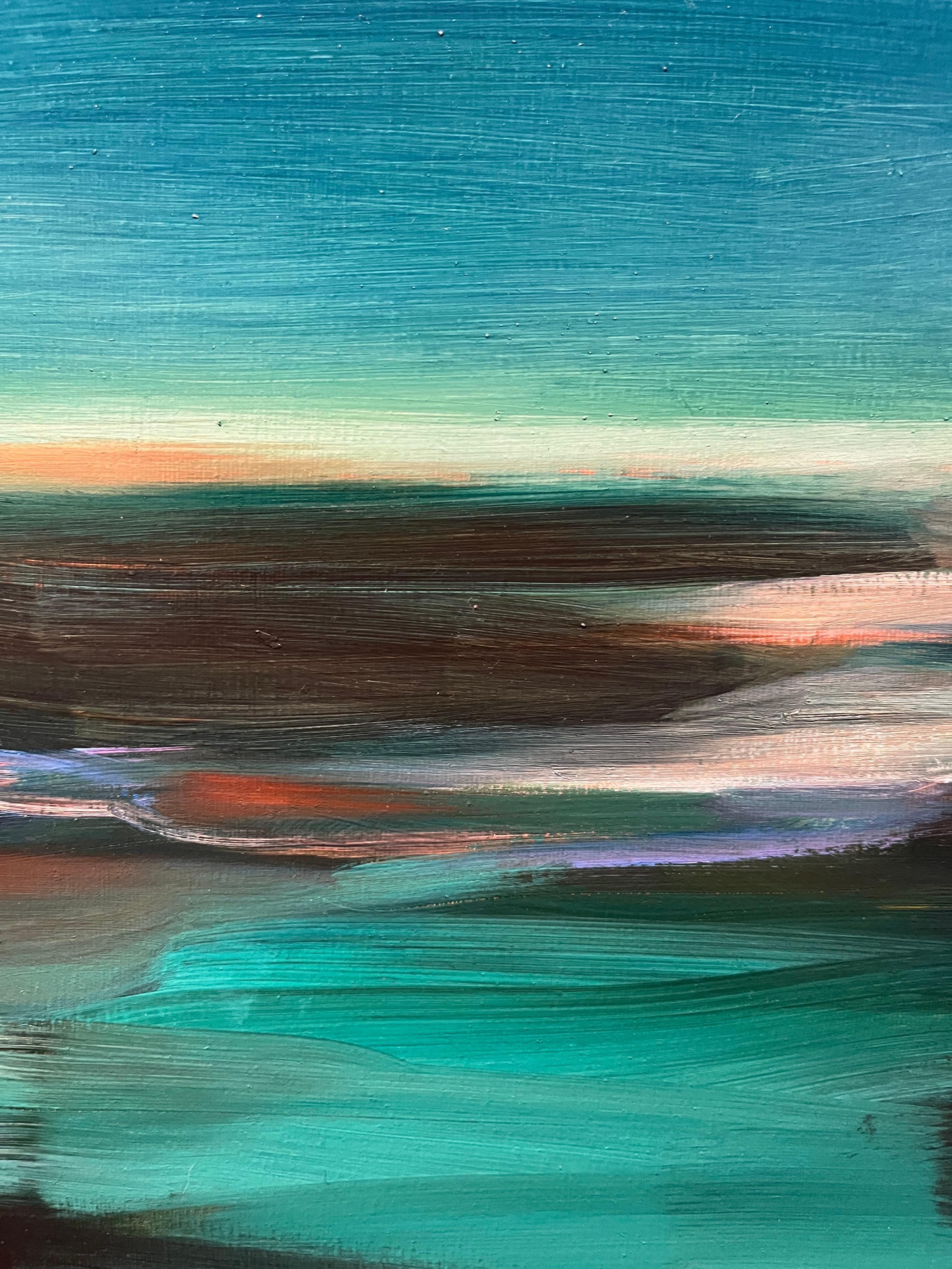 „Paesaggio del nord BLU“ Olio su tela cm. 45 x 55 2022 im Angebot 2