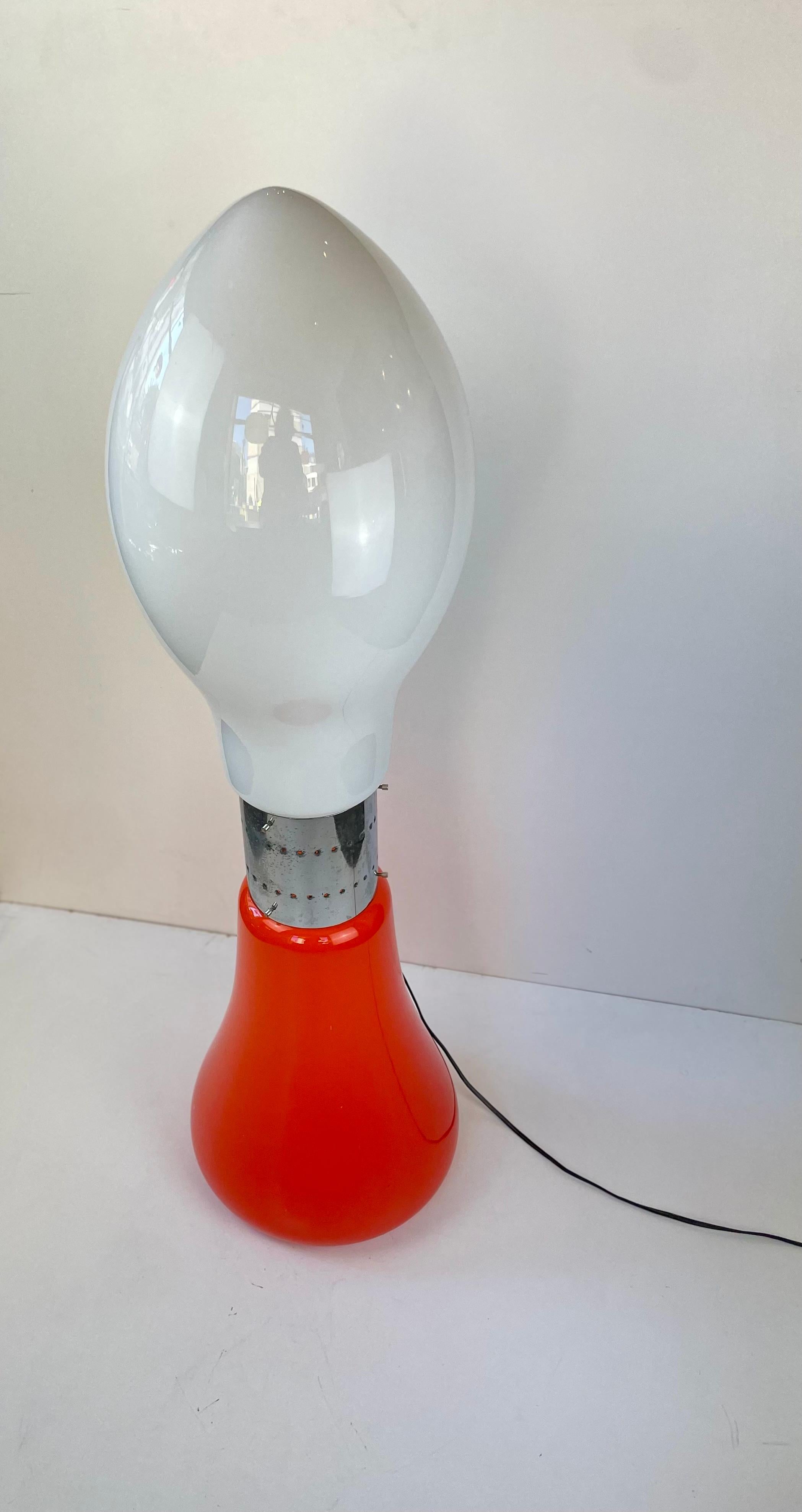Birillo, Lámpara de pie de Carlo Nason para Mazzega, años 70 Era espacial en venta