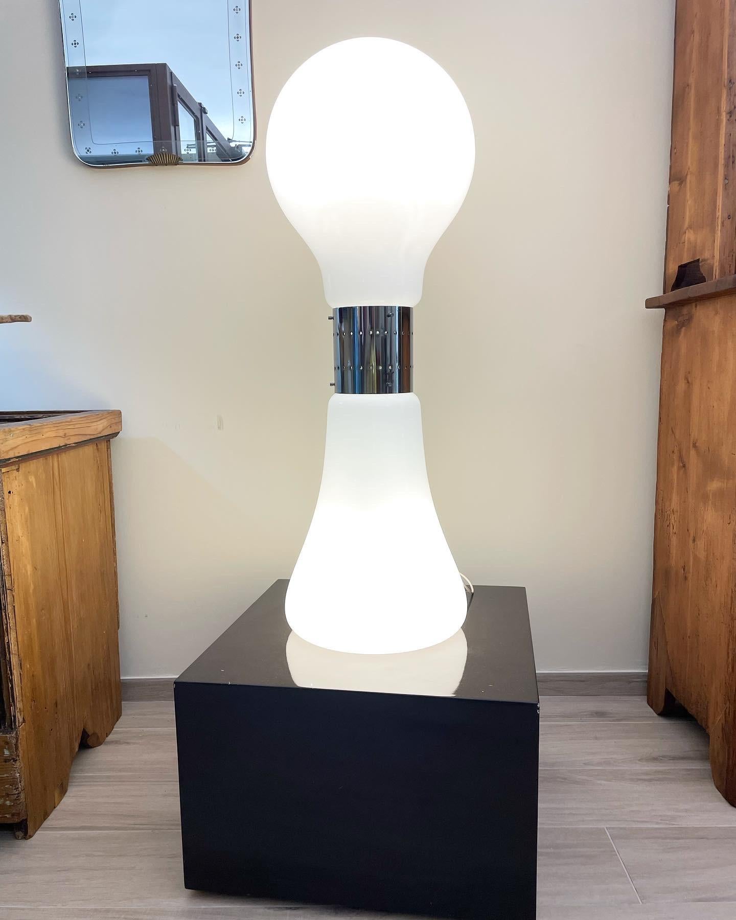 Mid-Century Modern Birillo Mod. Floor Lamp by Carlo Nason, A.V. Mazzega Murano, Italy, 60s