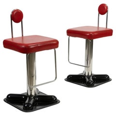 Vintage Birillo Stools by Joe Colombo