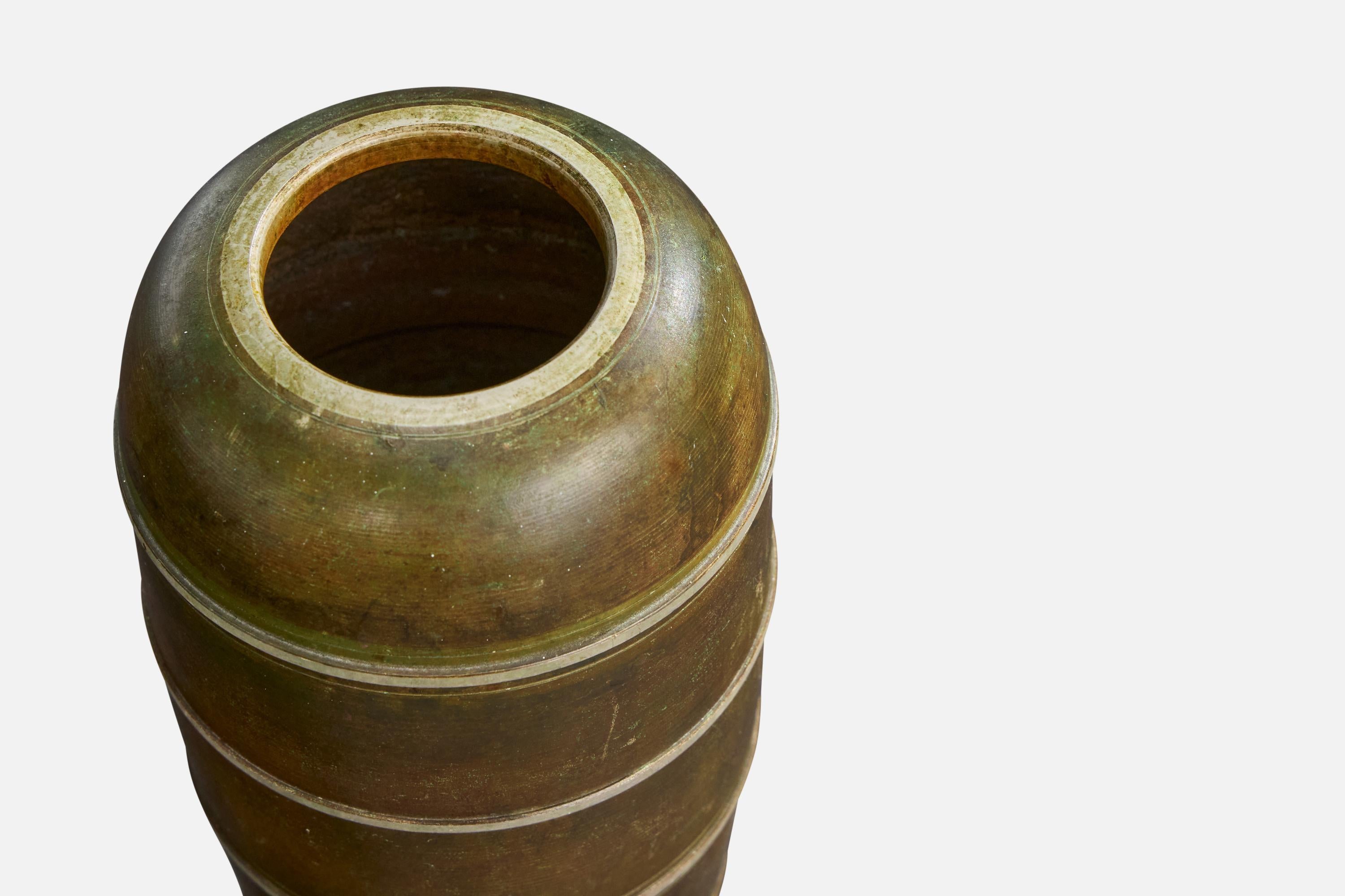 Birka Metal, Vaso, Metallo, Svezia, anni '30 In condizioni buone in vendita a High Point, NC