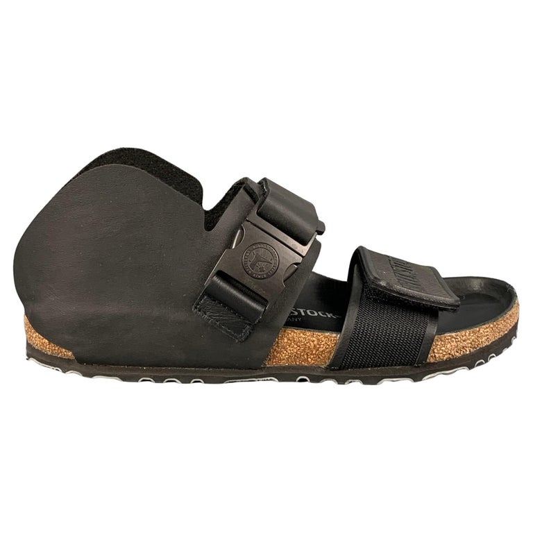 BIRKENSTOCK x ALEX WOLFE Size 8 Black Leather Sandals For Sale at 1stDibs |  alex birkenstock