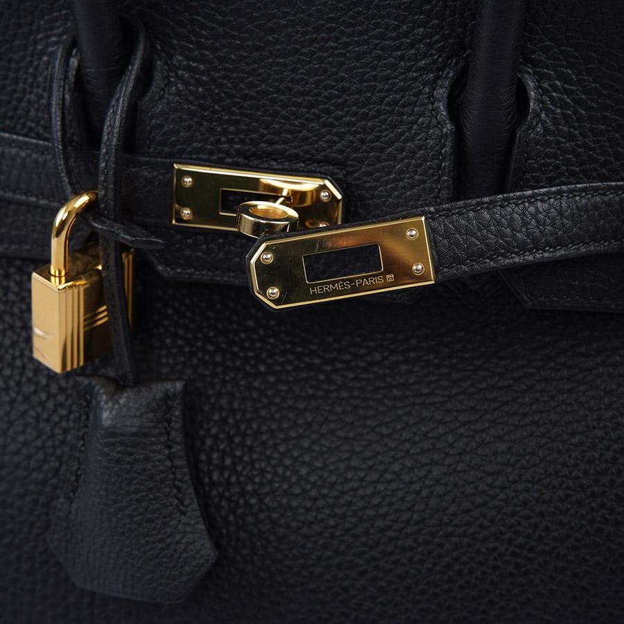 Birkin 25 HERMES Togo Black 8