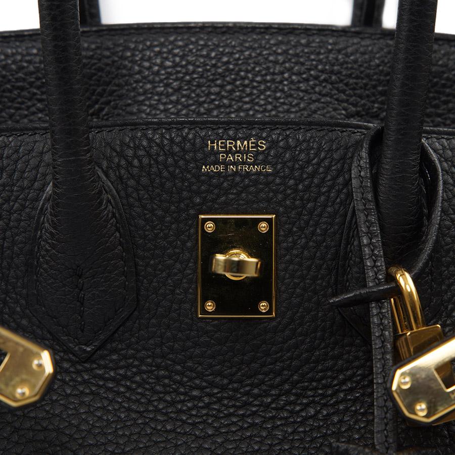 Birkin 25 HERMES Togo Black 13
