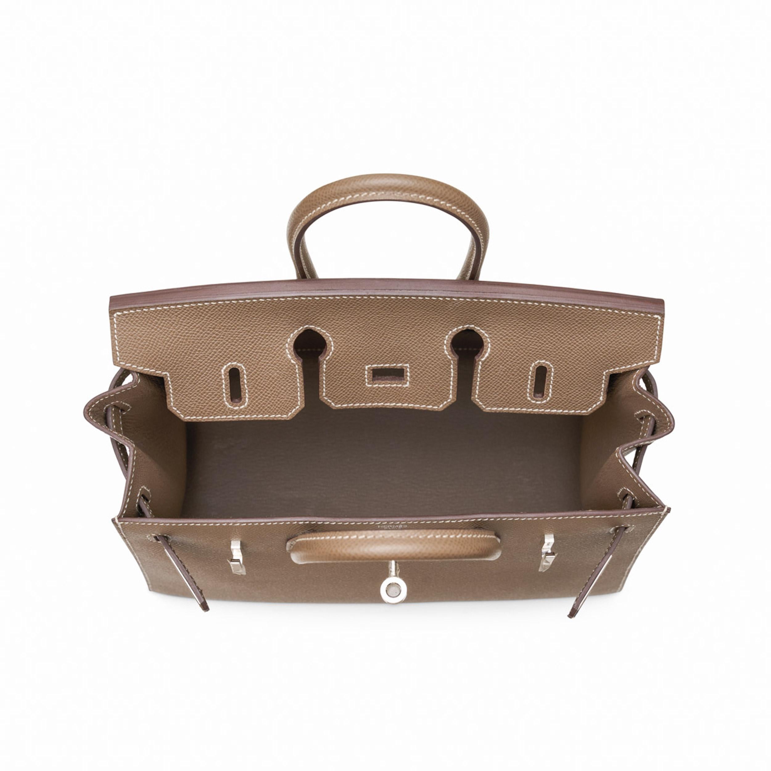 Women's or Men's Birkin 25 Sellier Etoupe Epsom PHW For Sale