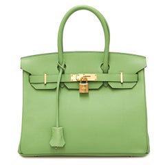 Birkin 30 Epsom Leather Vert Criquet