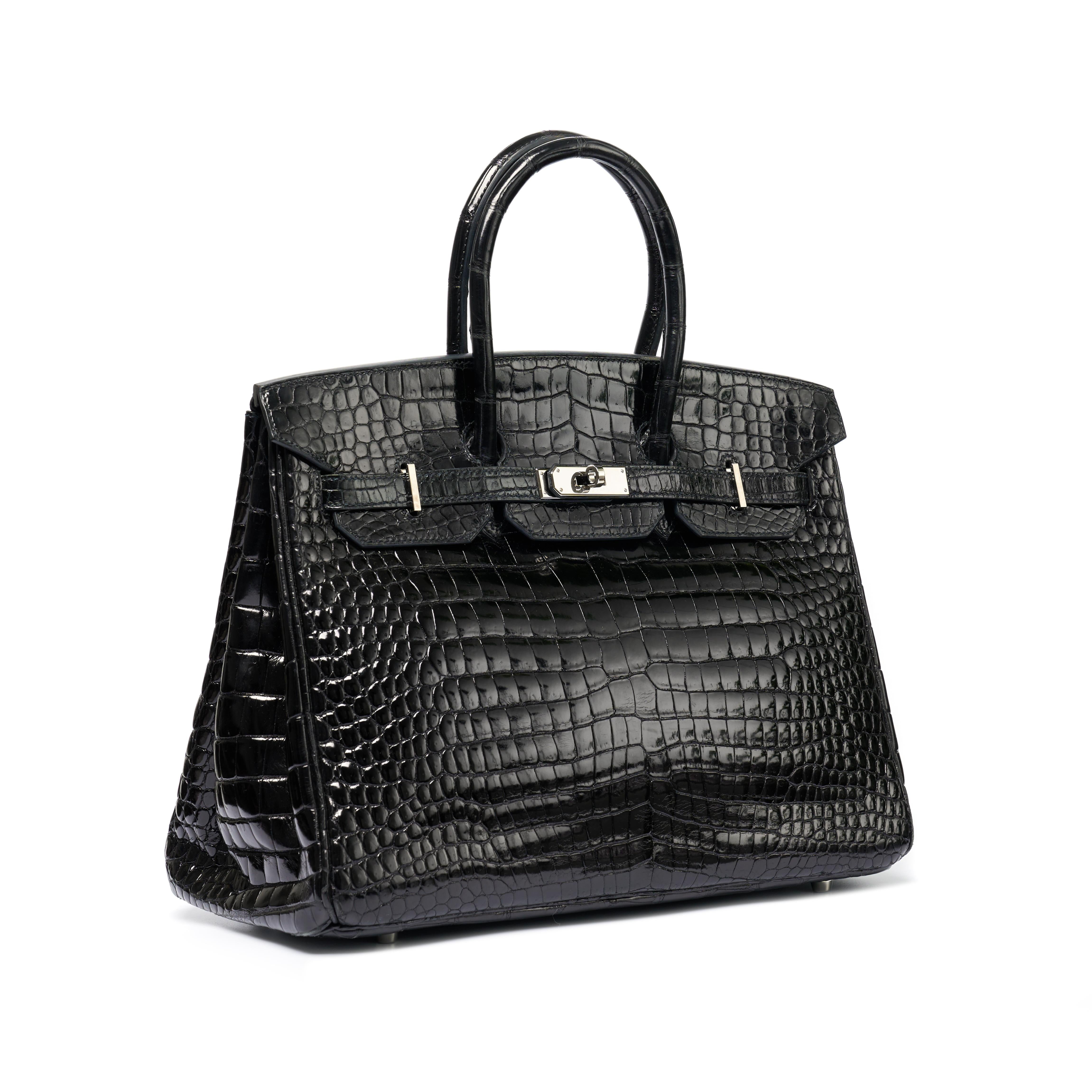 Noir Birkin 30 exotique avec PHW