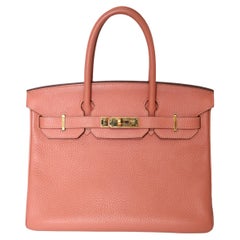 Birkin 30 Rose Tea Togo GHW