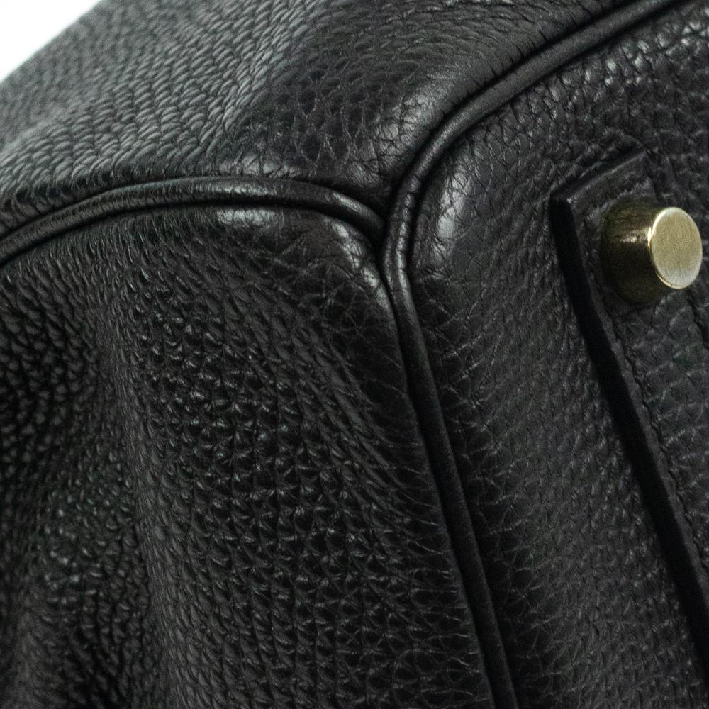 Birkin 35 in black leather 3