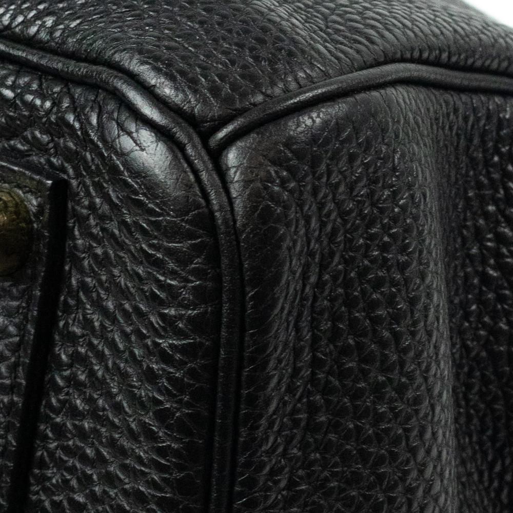 Birkin 35 in black leather 4