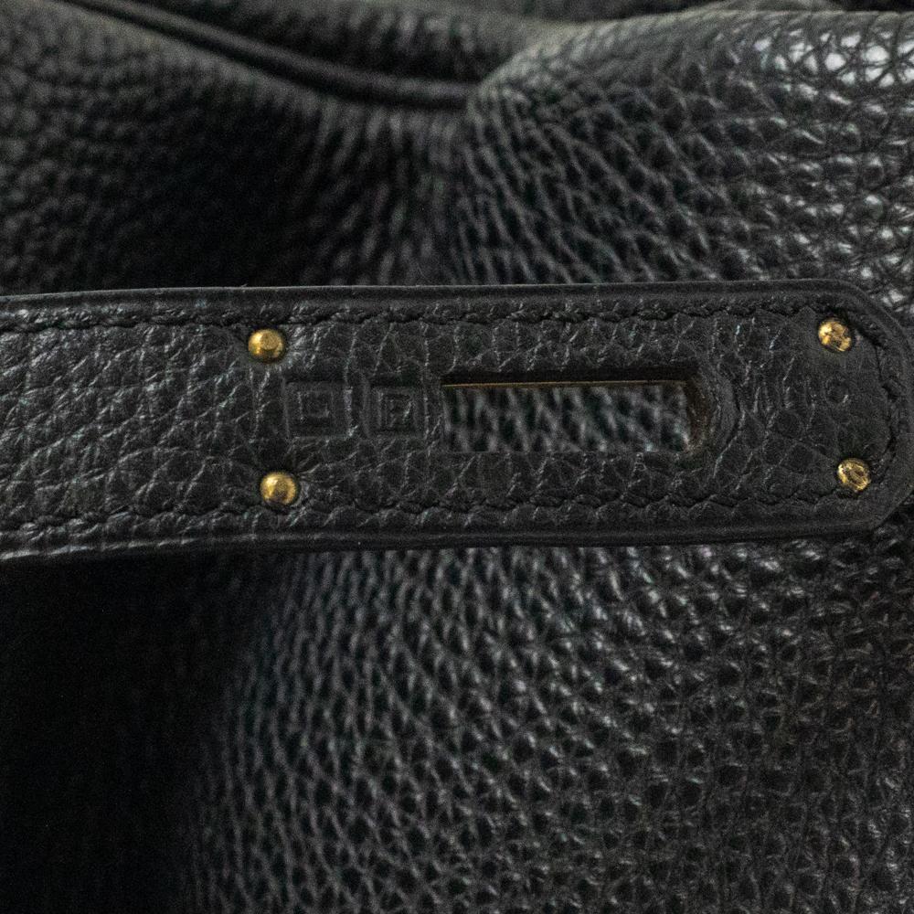 Birkin 35 in black leather 2