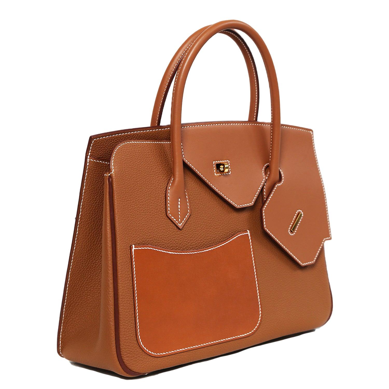 Limited Edition

Gold
Desordre
Togo and swift leather
Gold-tone hardware
Rolled leather top handles
Twist-lock fastening

Stamp: B, 2023
Comes with dust bag, clochette, key and padlock
Bababebi Certificate of Authenticity 
Condition: Pristine
This