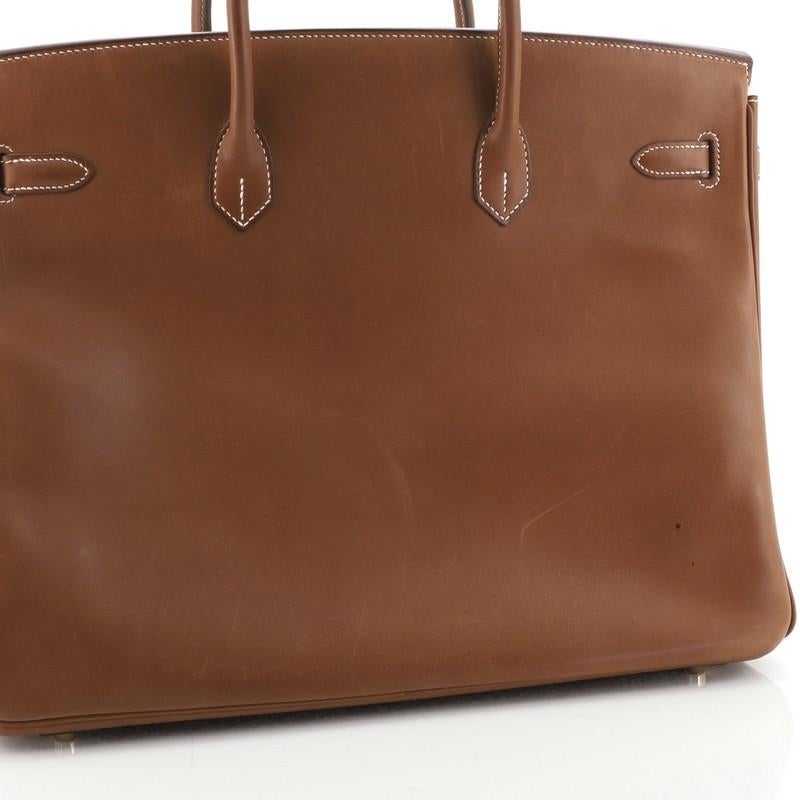 Birkin Handbag Fauve Barenia with Gold Hardware 40 5