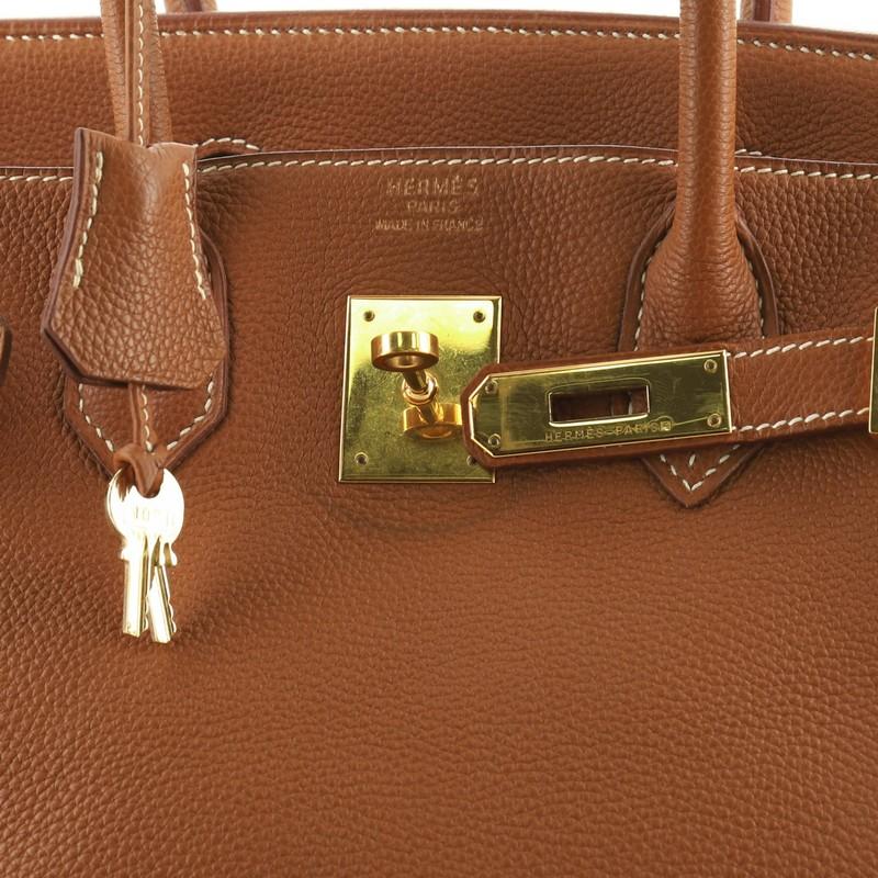 Birkin Handbag Gold Togo with Gold Hardware 30 1