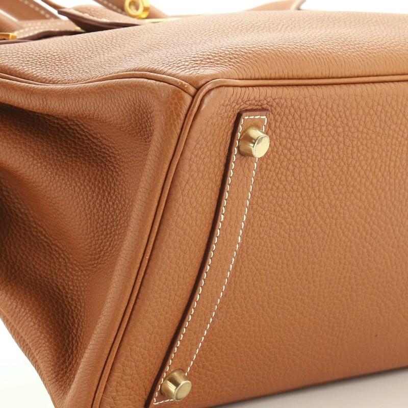 Birkin Handbag Gold Togo with Gold Hardware 30 2