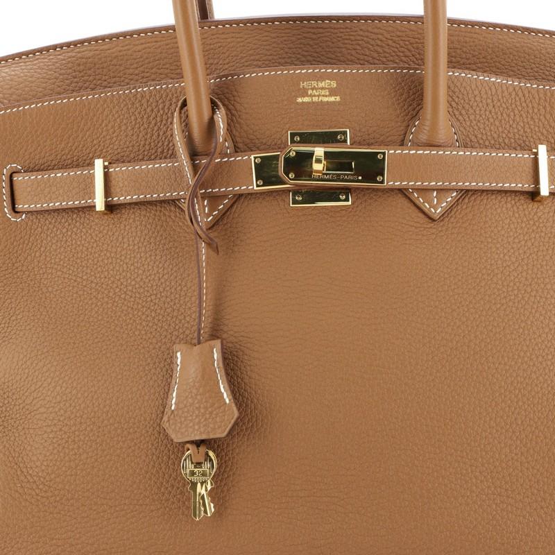 Birkin Handbag Gold Togo with Gold Hardware 35 1