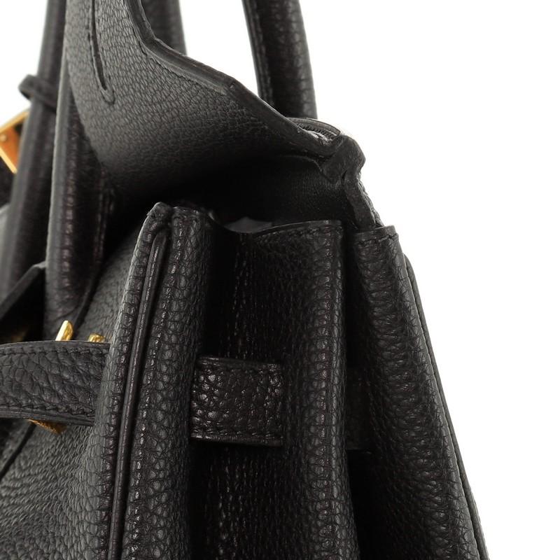 Birkin Handbag Noir Togo with Gold Hardware 35 5