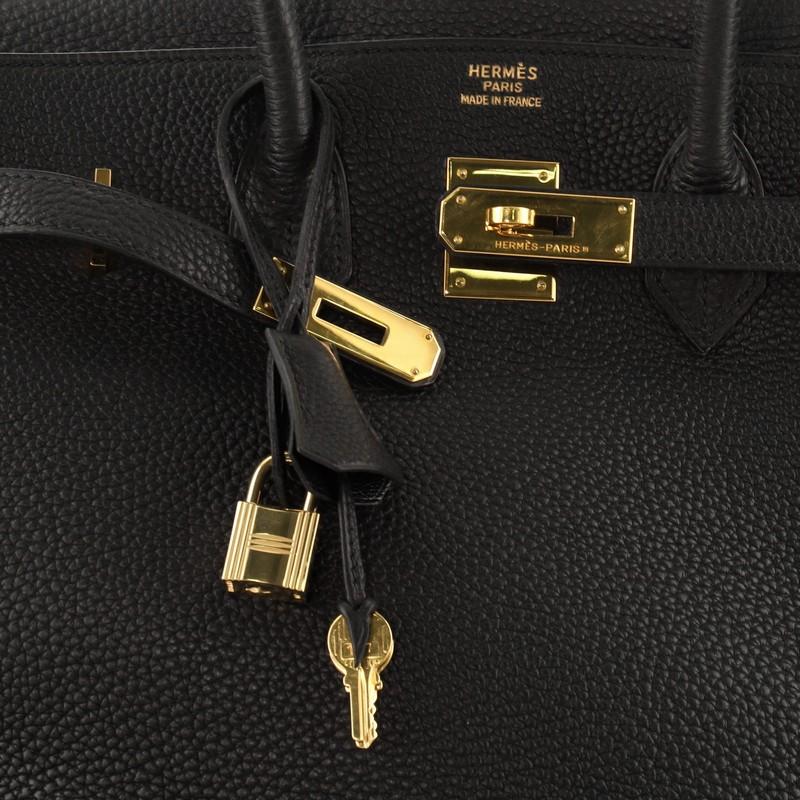 Birkin Handbag Noir Togo with Gold Hardware 35 1