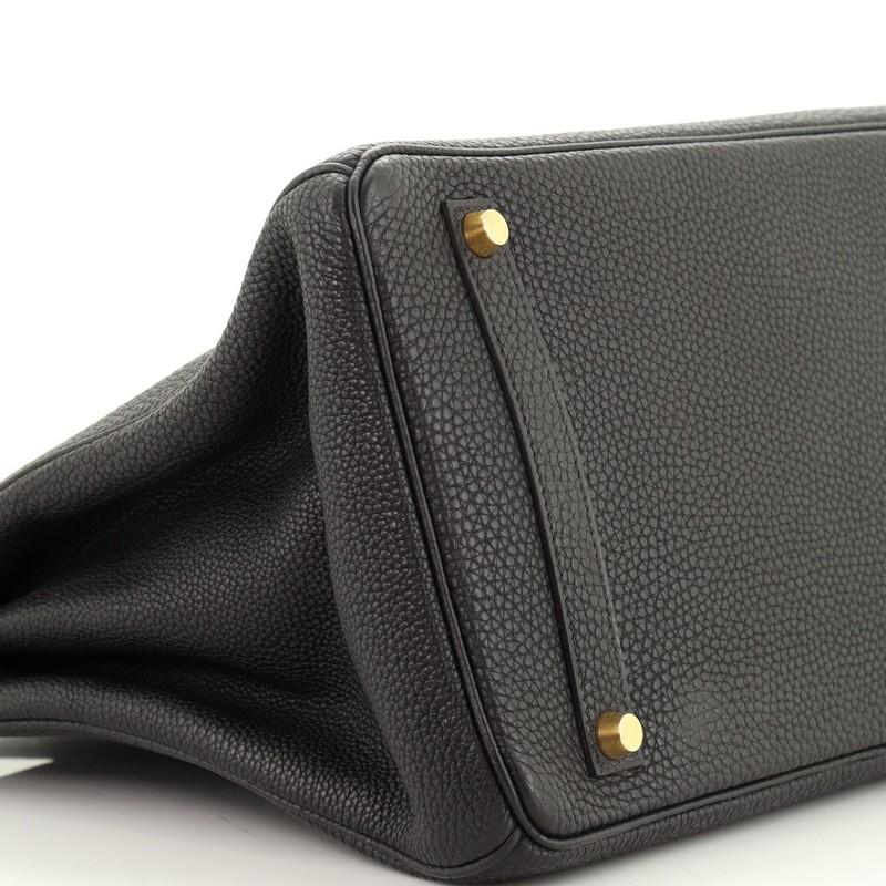 Birkin Handbag Noir Togo with Gold Hardware 35 3