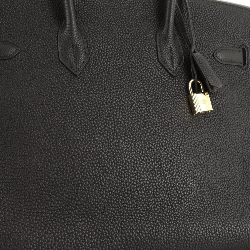 Birkin Handbag Noir Togo with Gold Hardware 35 4