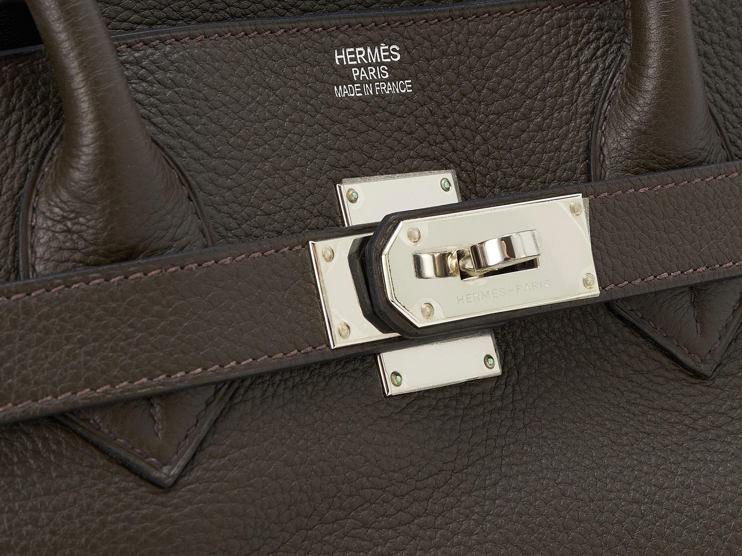 Birkin Shoulder Olive Togo Palladium Hardware For Sale 1