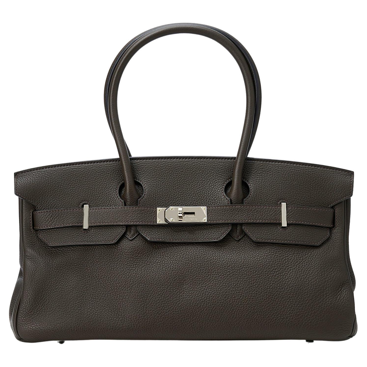 Birkin Shoulder Olive Togo Palladium Hardware For Sale