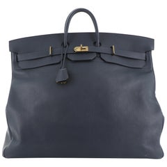 Birkin Voyage Blue Fjord with Gold Hardware 60