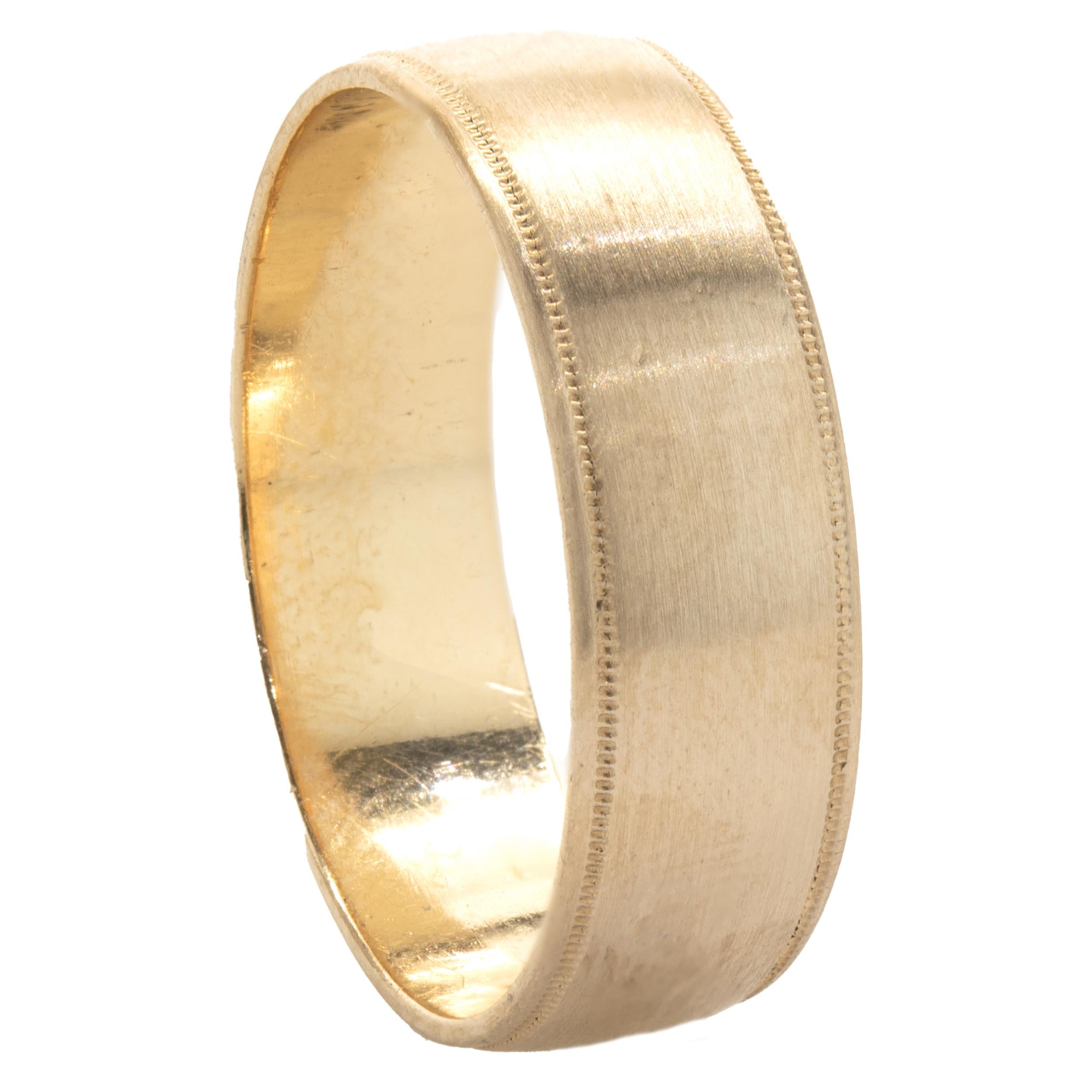 Ring aus 14 Karat Gelbgold mit 6,50 mm Ring von Birken Herren