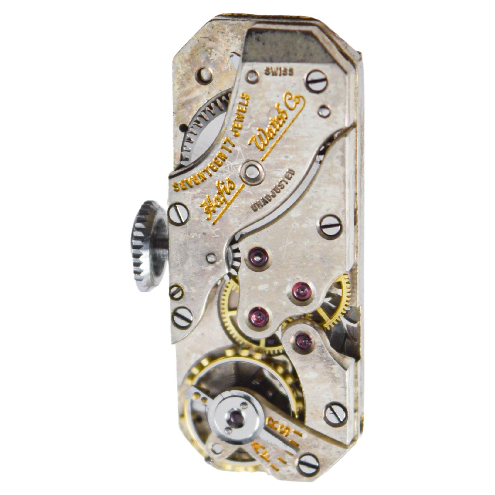 Birks 18Kt. White Gold Art Deco Ladie's Watch 1930's For Sale 9