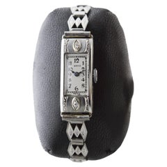 Used Birks 18Kt. White Gold Art Deco Ladie's Watch 1930's